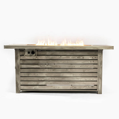 AJ Enjoy 54'' Rectangular Propane/Natural Gas Fire Pit Table