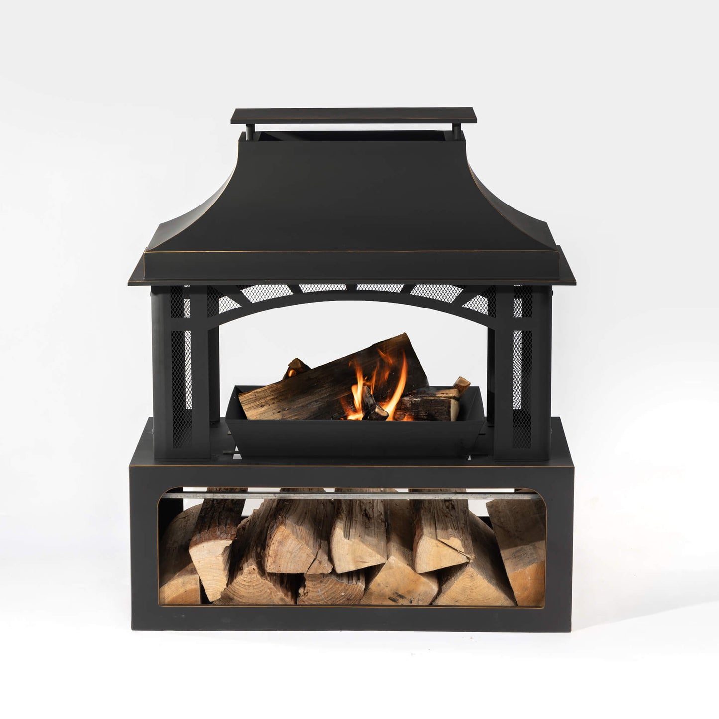 40'' Outdoor Wood-burning Fireplace